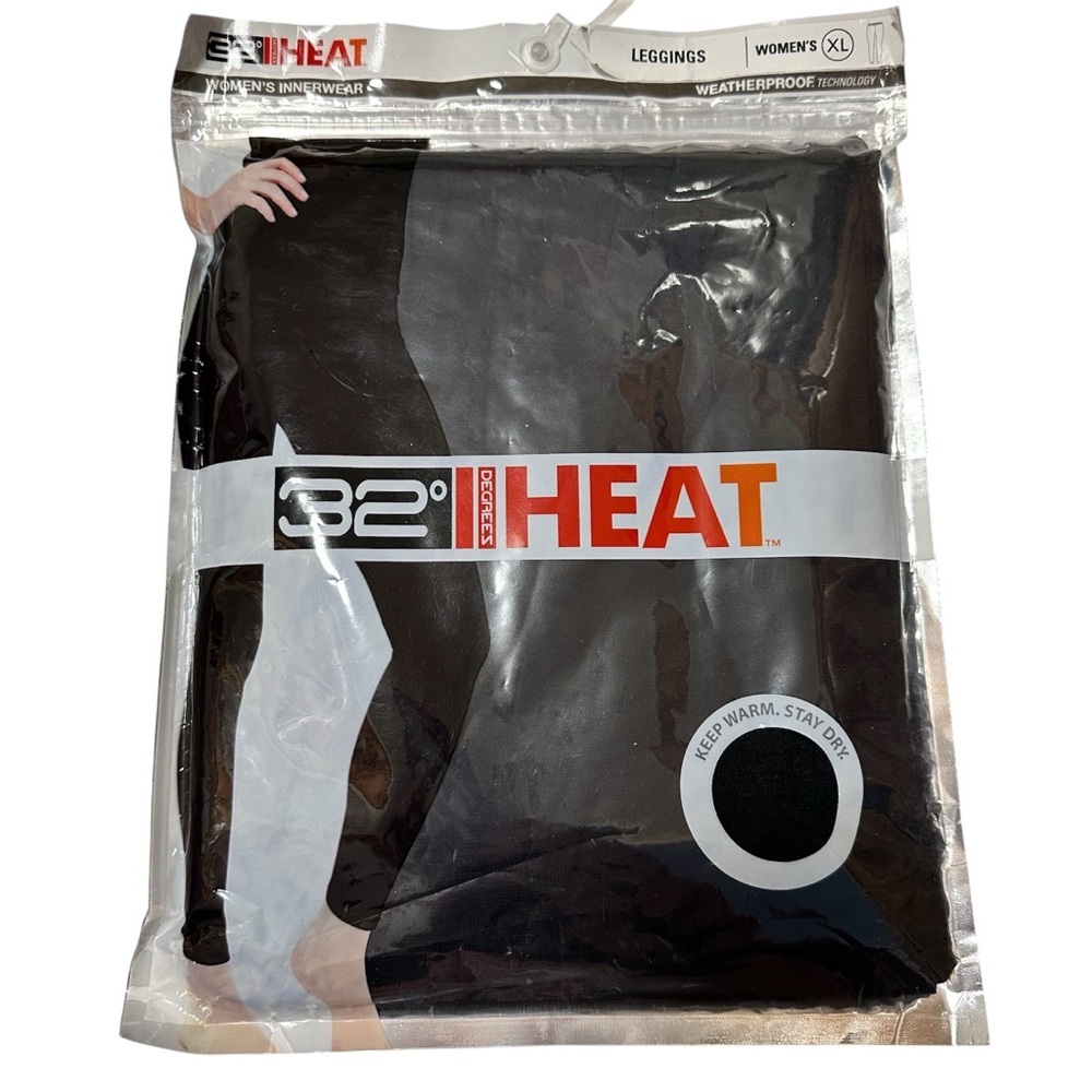 32 Degrees Heat NWT Women’s Black Leggings SZ XL
